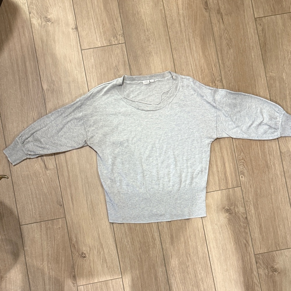 GAP Heather Gray Knit Top